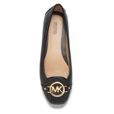 michael kors flats 6 black|Michael Kors black flats women.